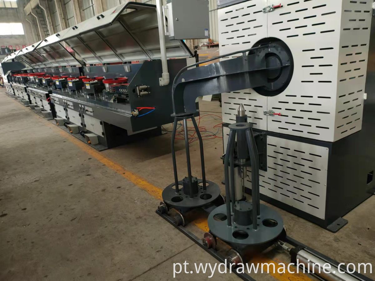 stainless steel wire drawing machine with trunk take up